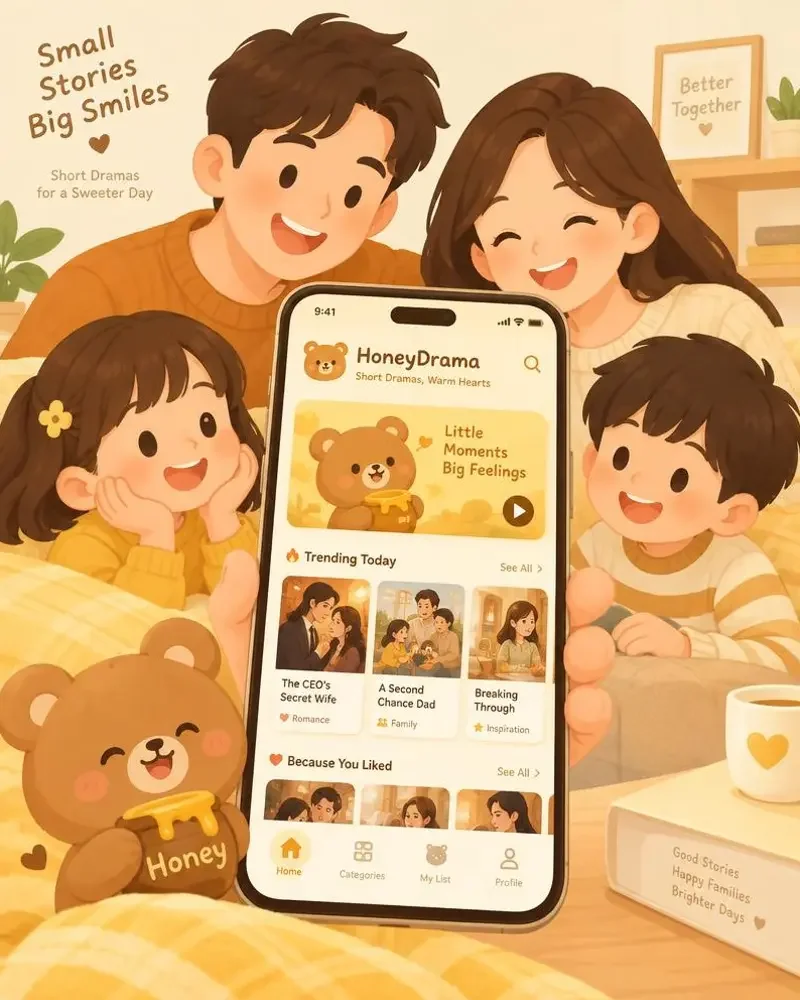 短剧网 · 手机 App 界面 短剧网 App 界面展示