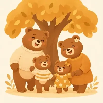 短剧网 · 合家欢 合家欢 分类插画
